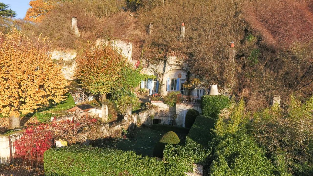 Gite Insolite Troglodytique De La Cave Des Mouret Trôo Exteriör bild